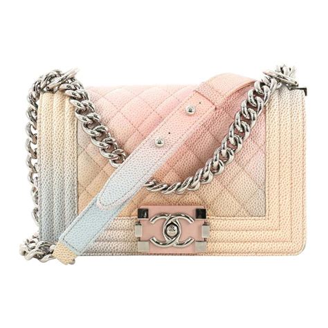 chanel boy chanel rainbow small flap bag